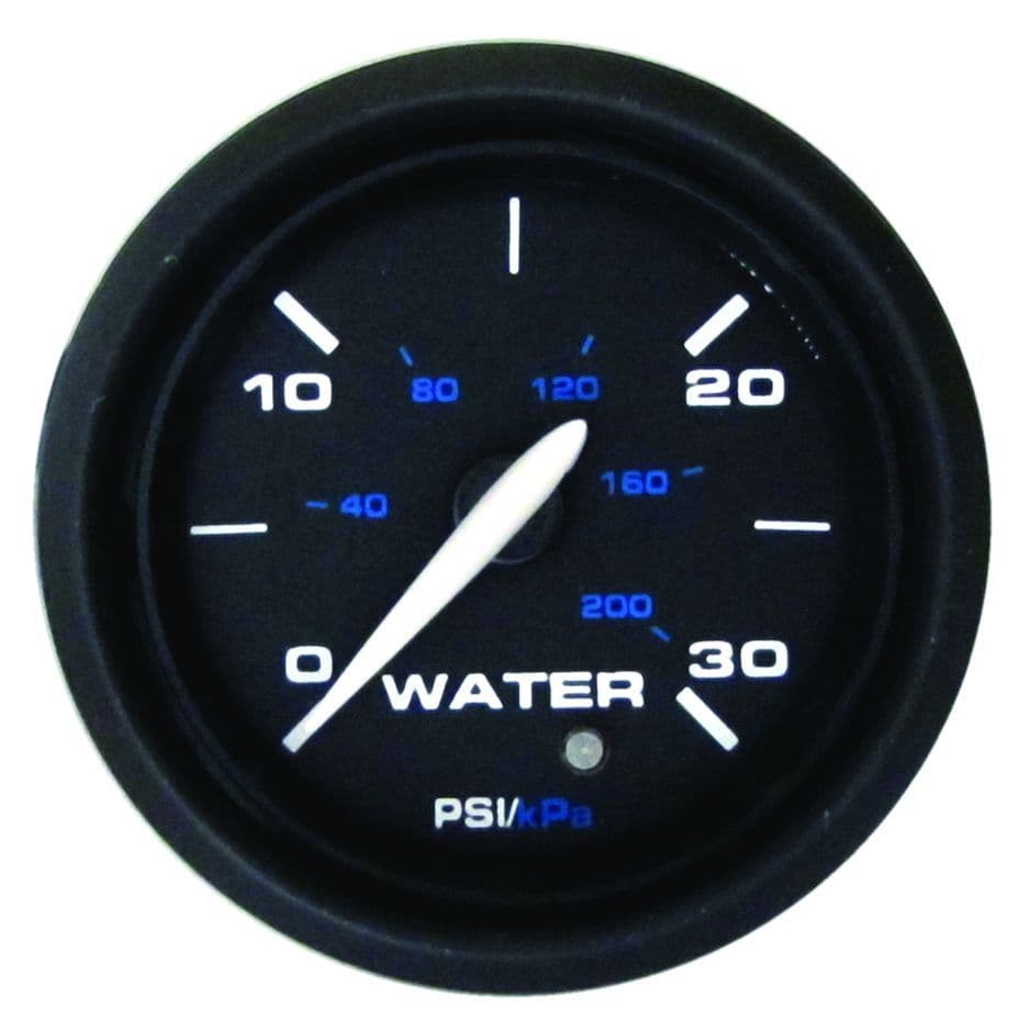 Domed Gauges - O/B Water Pressure Gauge Kit (30 PSI)