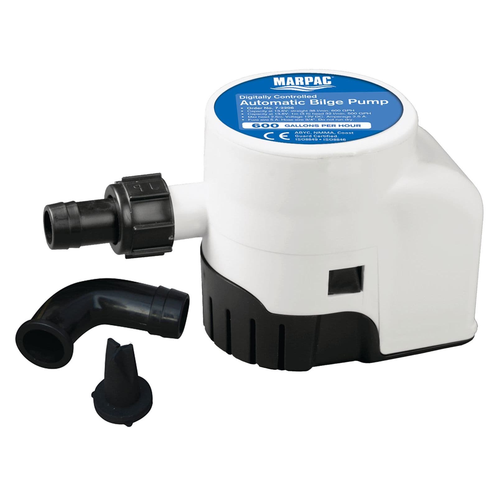 Digitally Controlled Automatic Submersible Bilge Pump (600 GPH)