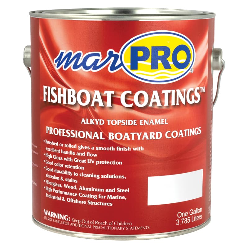 Fishboat Coatings™ - Alkyd Topside Enamel (Gloss White, Gallon)