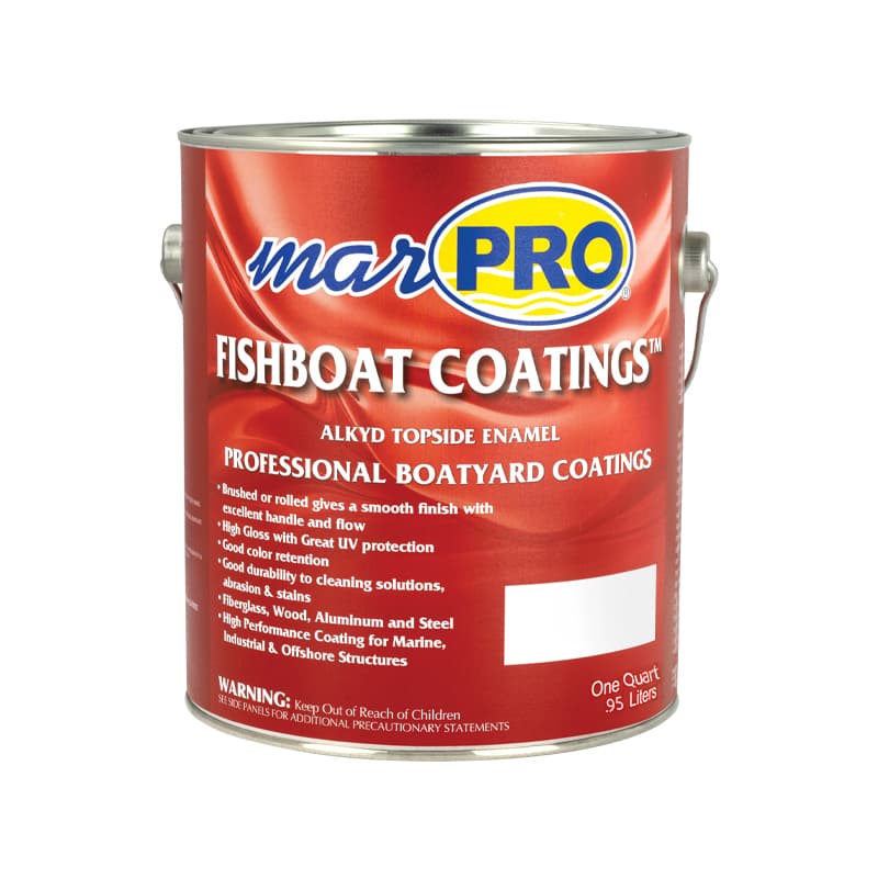 Fishboat Coatings™ - Alkyd Topside Enamel (Gloss Black, Quart)
