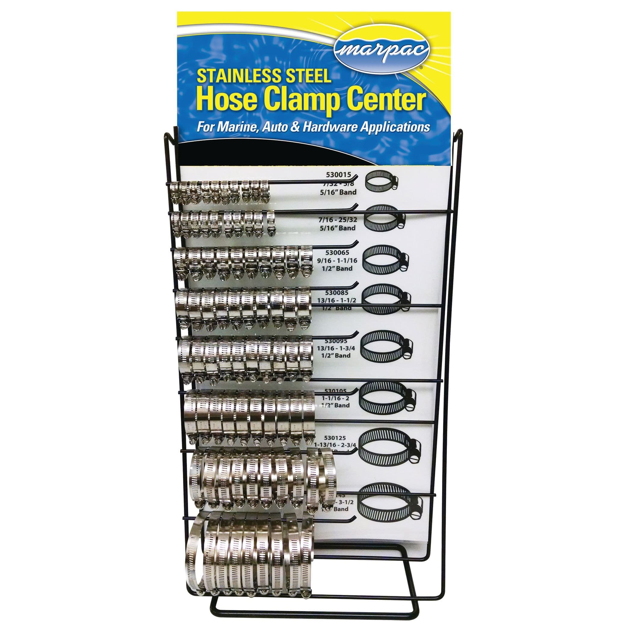 Stainless Steel Hose Clamp Display