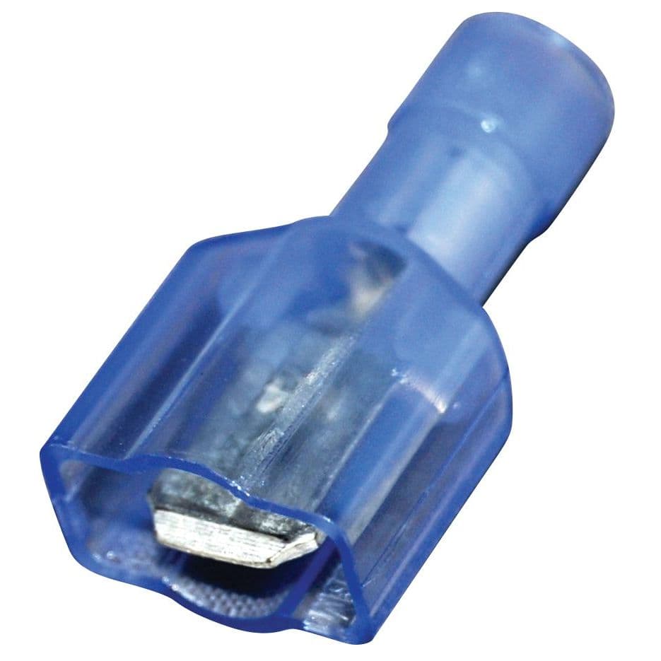 Vinyl Fully Insulated Quick Disconnects (16-14 AWG, Male, Blue)