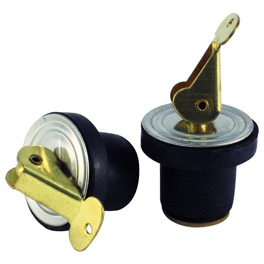 Baitwell Plugs with Brass Handle (7/8” ID)