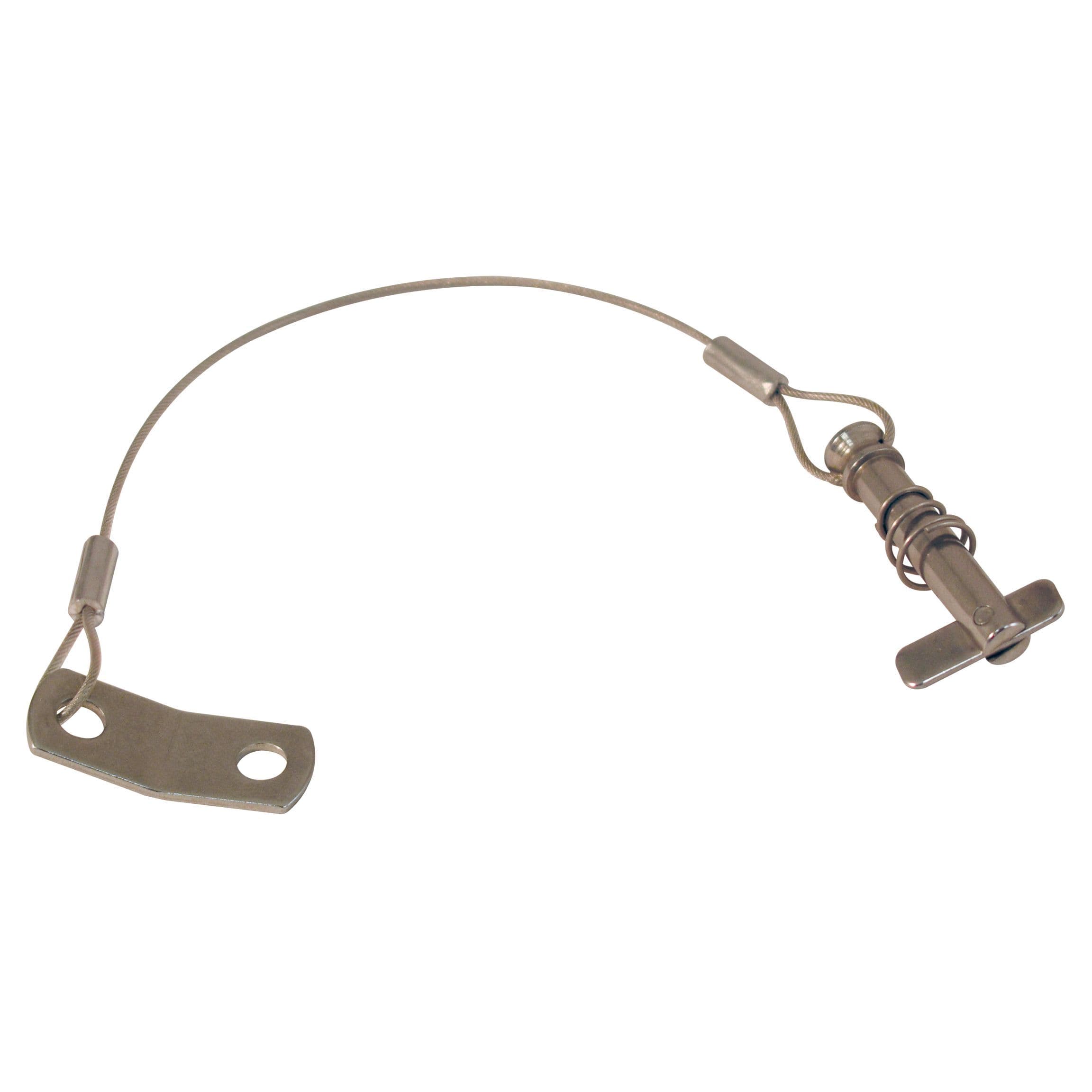 Clevis Pin with Spring (with Lanyard)