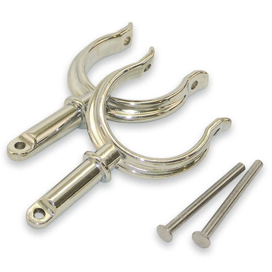 Chrome Zamak Oarlock Horns