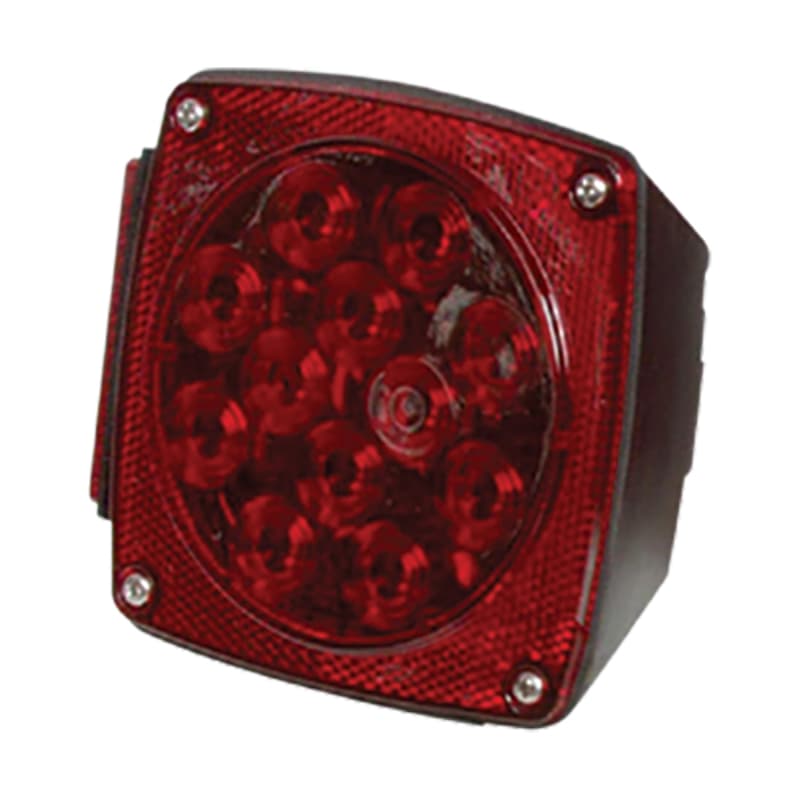 L.E.D. Submersible Left Side Tail Light - Trailers Under 80” Wide