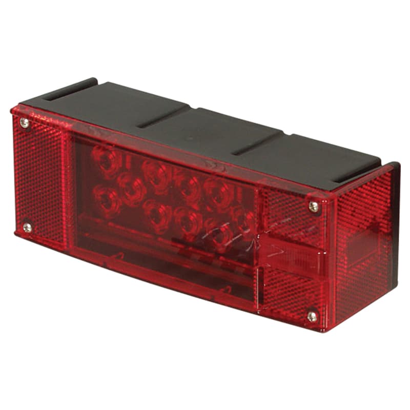L.E.D. Submersible Low Profile Right Side Tail Light - Over 80” Wide Trailer