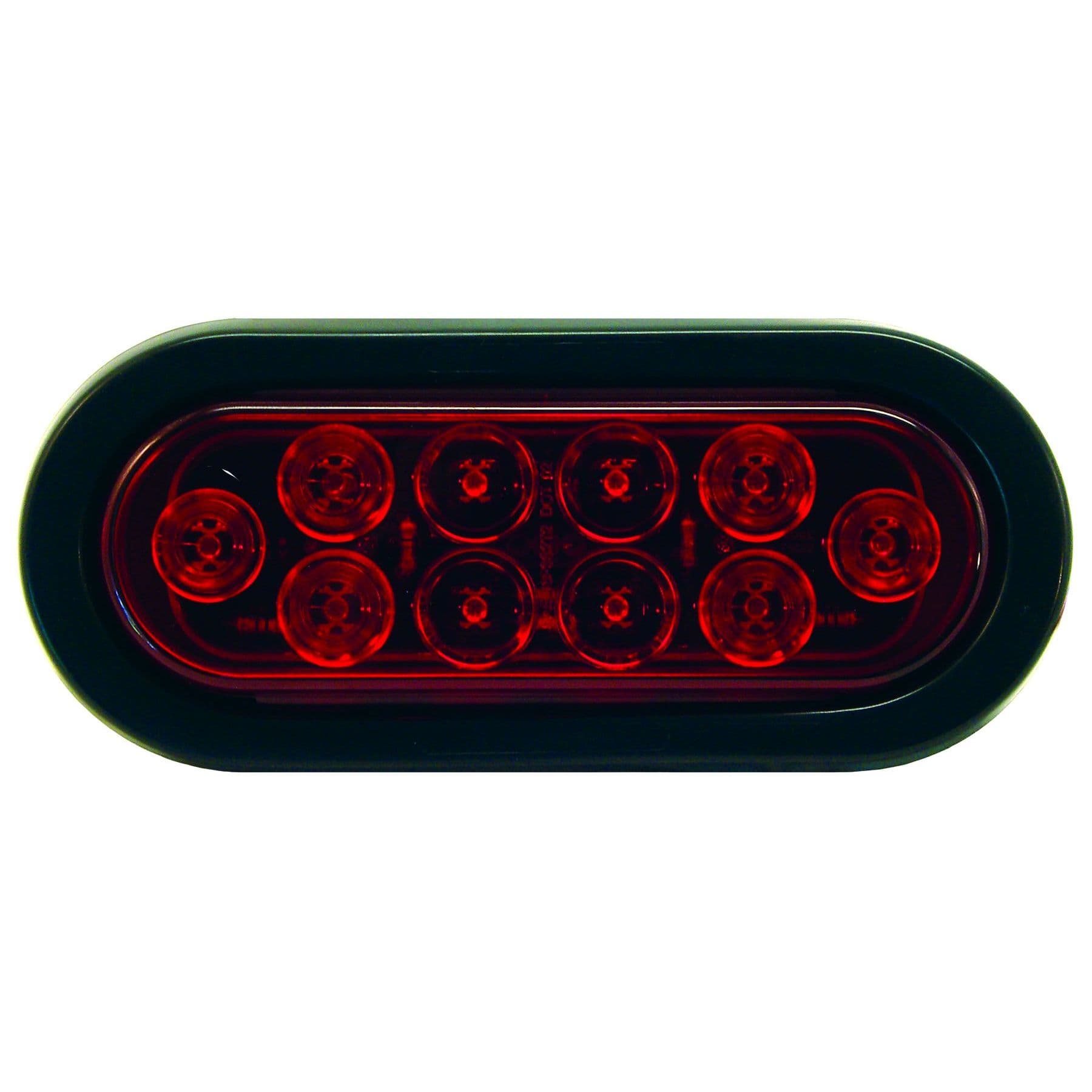 L.E.D. Oval Tail Light - Red