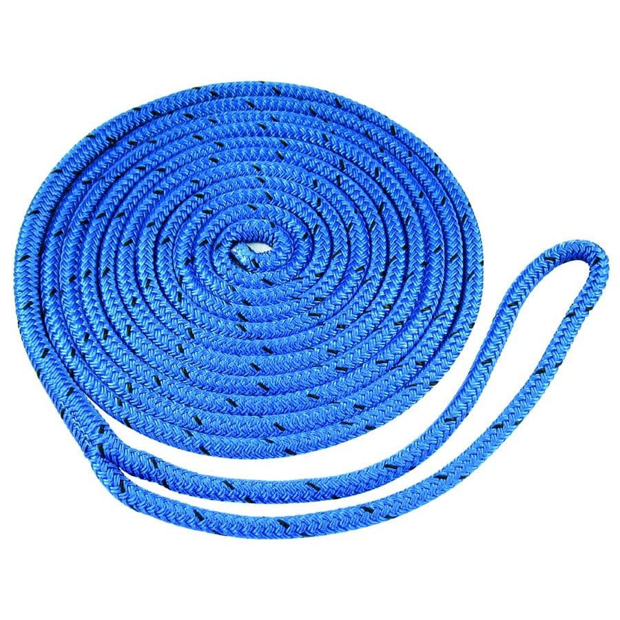 Braided MFP Dock Line (3/8” x 15’, Blue)