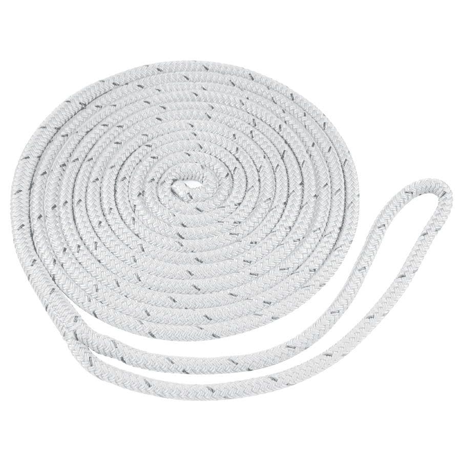 Braided MFP Dock Line (1/2” x 20’, White)