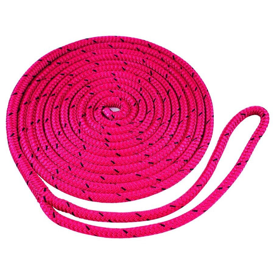 Braided MFP Dock Line (1/2” x 20’, Red)