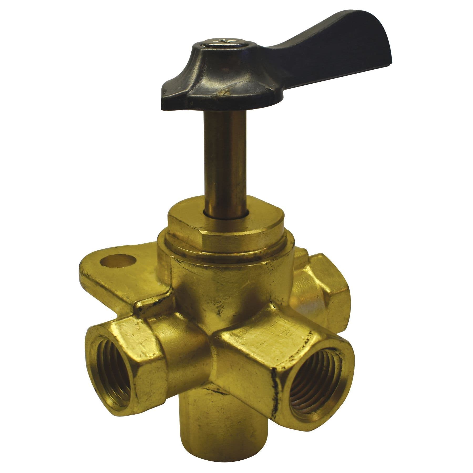 Brass 4-Way Valve (1/4” FNPT)