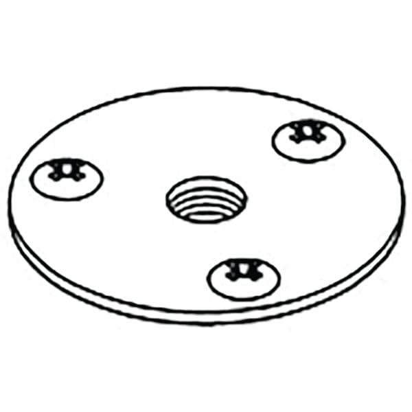Stainless Round Flush Base