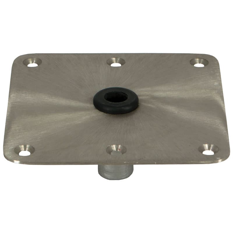 KingPin™ Series Standard Square Stainless Steel Base with Nylon Bushing (Bulk)