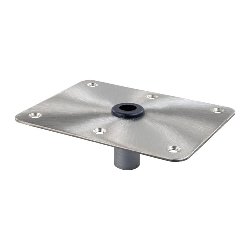KingPin™ Series Standard Rectangular Stainless Steel Base with Nylon Bushing (Bulk)