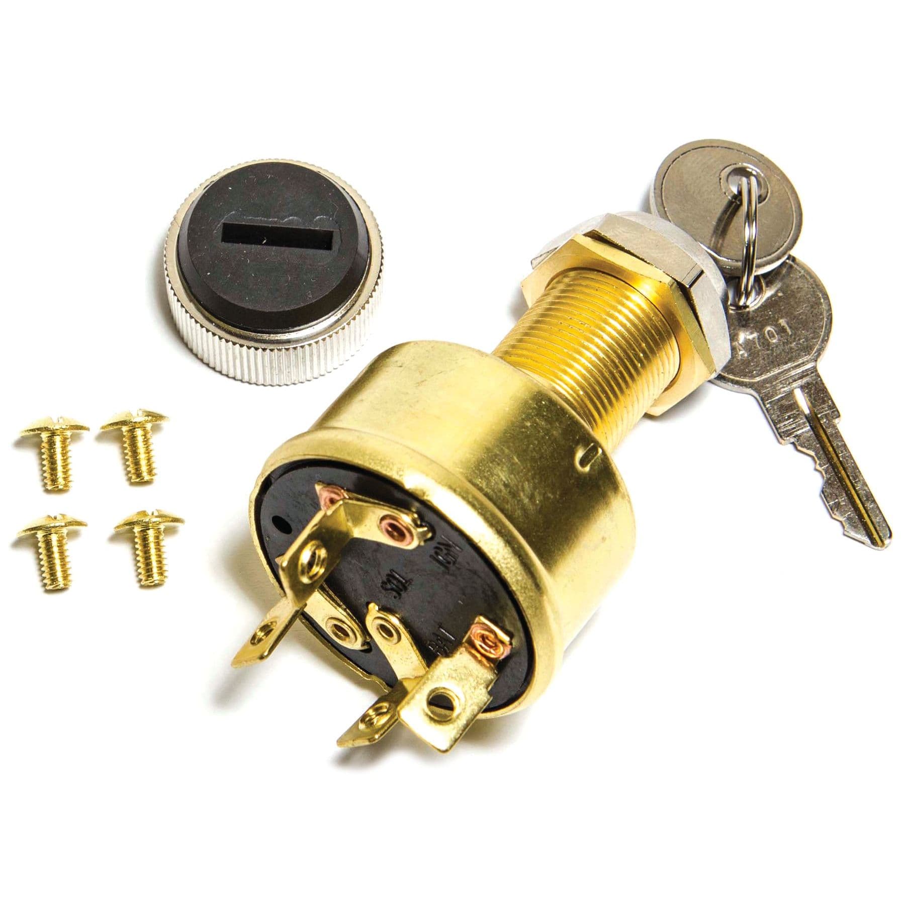 4-Position Ignition Switch (Accessory-Off-Run-Start)