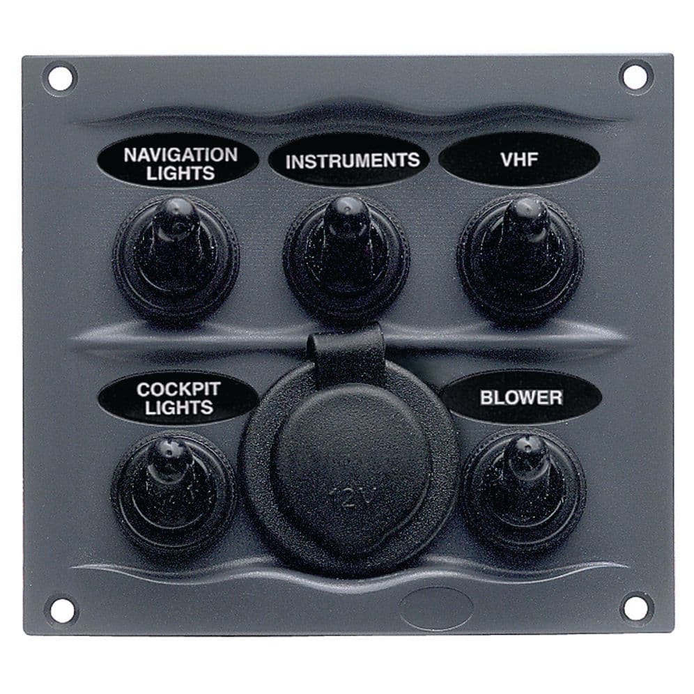 Waterproof Series Sprayproof 5 Switch Panel