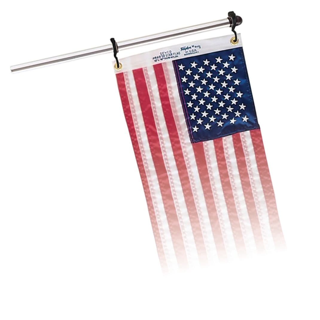 Flag Pole with Charlevoix® Flag Clips (30” Flag Staff)