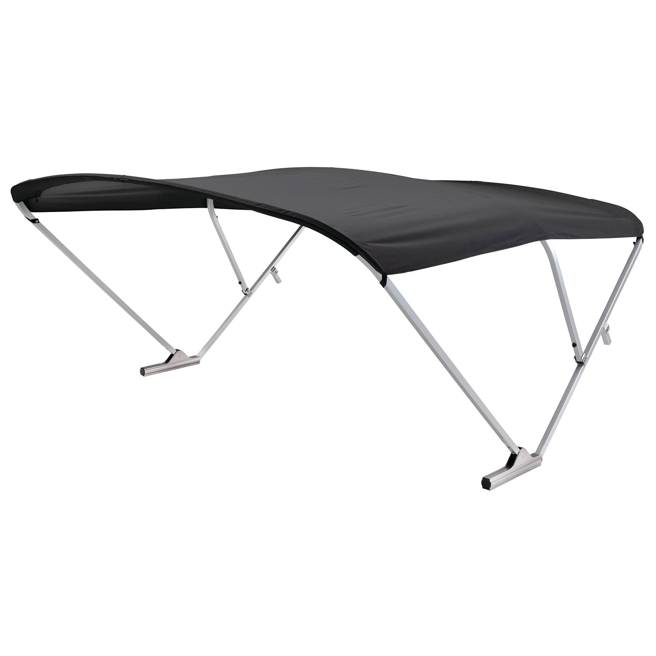 SureShade Power Bimini Frame and Canvas 92”-102” (Clear Frame, Black Canvas)