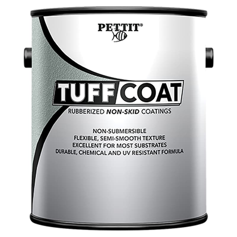 Tuff Coat Semi-Smooth Rubberized Non-Skid Coating (Brown, Gallon)