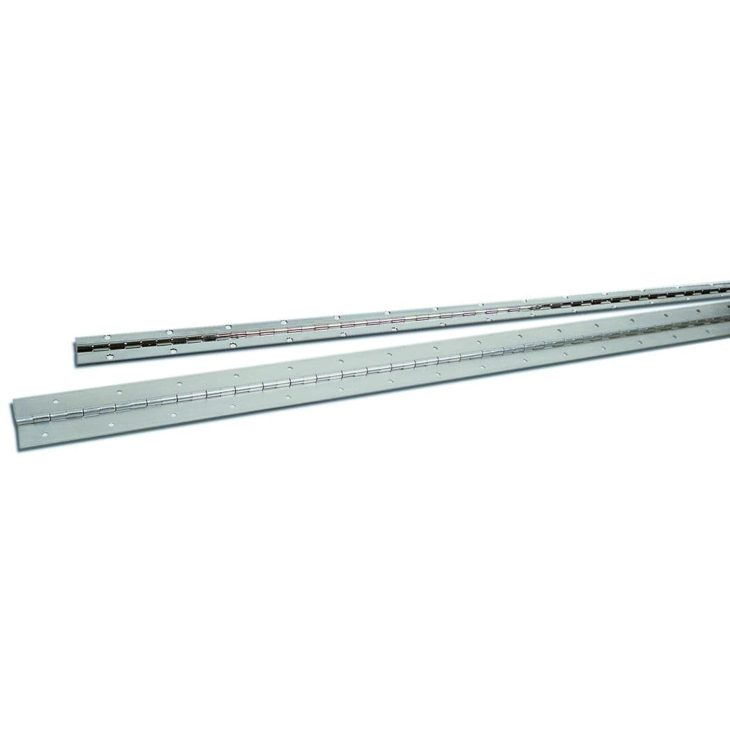 Type 304 Stainless Steel Bright Annealed Continuous “Piano” Hinge (1-1/4” x 6')