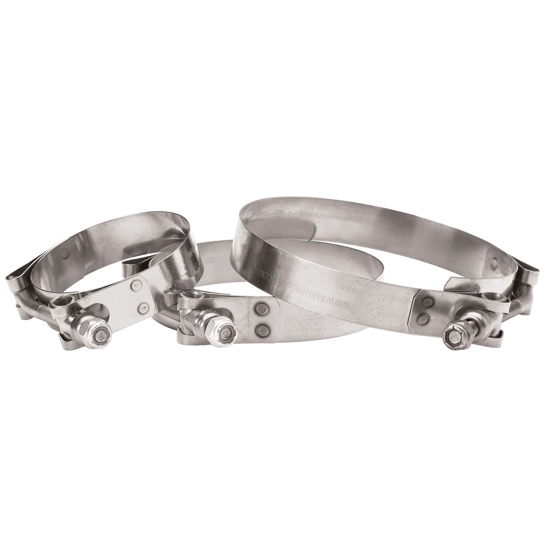 T-Bolt Exhaust Hose Clamps (3” ID)