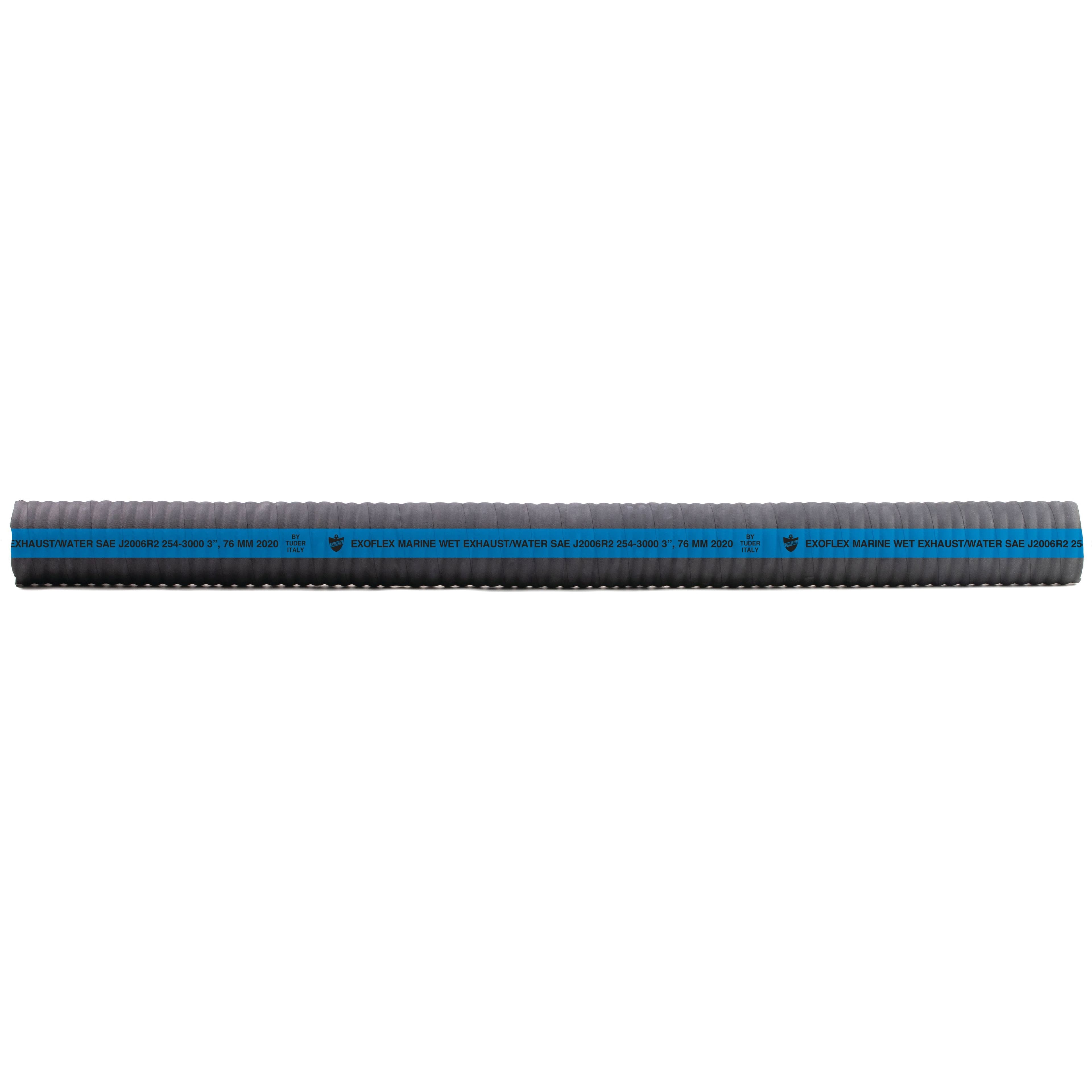 ExoFlex 254 Series Marine 6-1/4’ Wet Exhaust/Water Hose (3” ID)