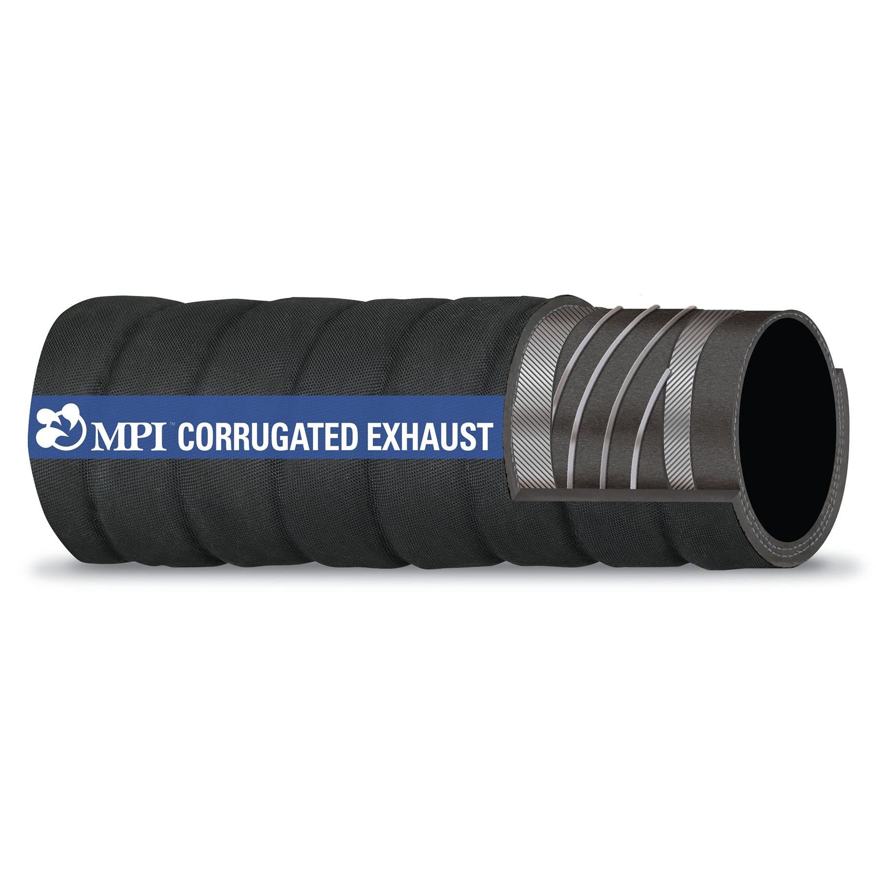 Series 252 Corrugated Wet Exhaust Hardwall Hose (Double Wire) - Size 5”
