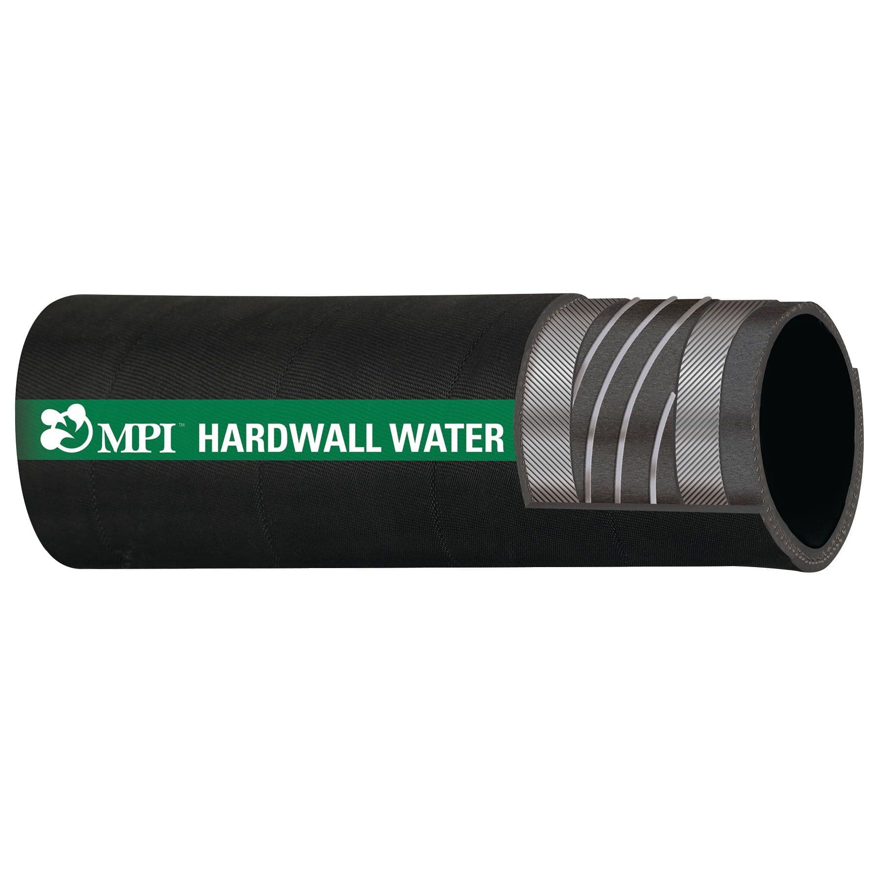Series 100 Premium Hardwall 50’ Water Hose - Single Wire (3/4”)