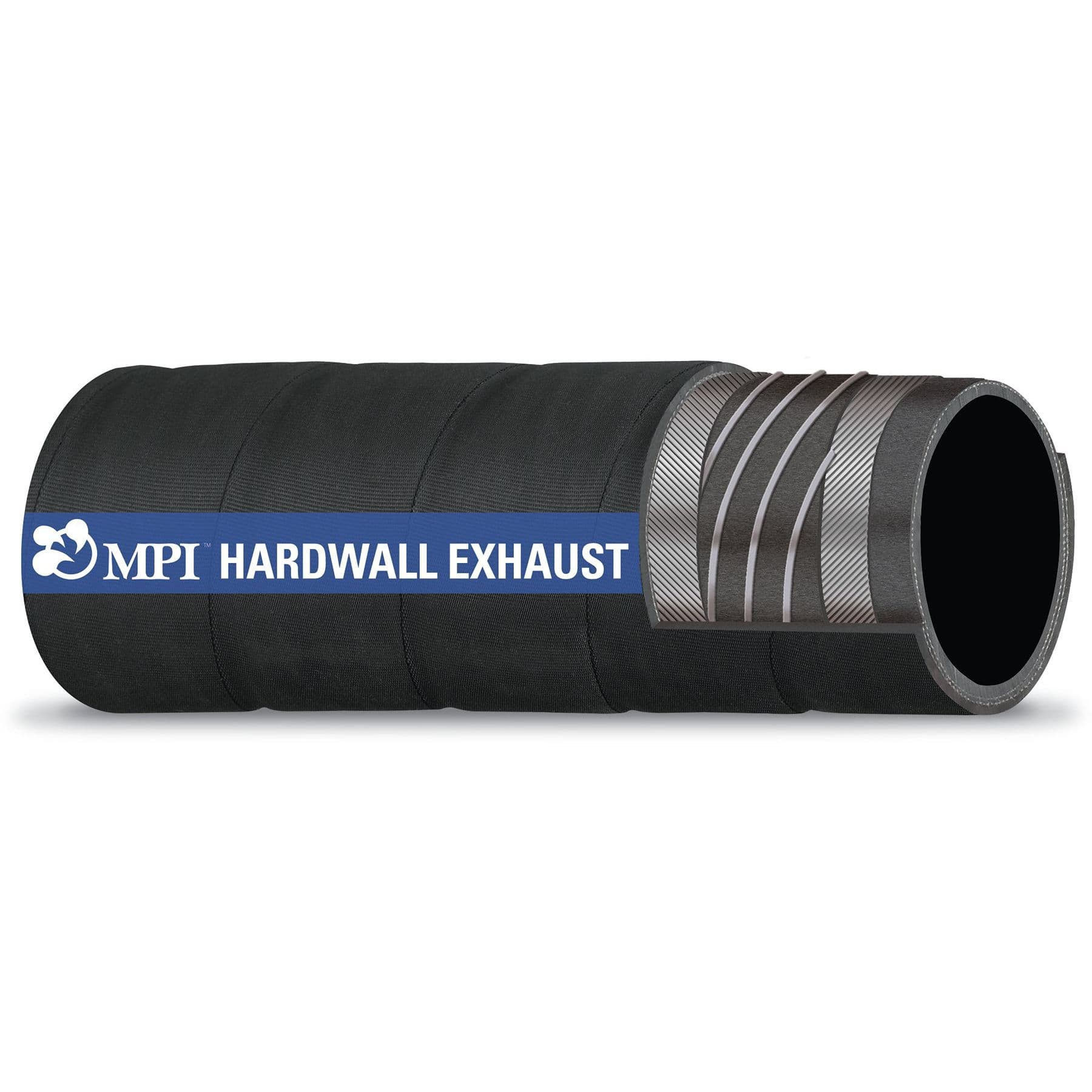 Series 250 Hardwall 12-1/2’ Wet Exhaust Hose - Single Wire (1-3/4”)
