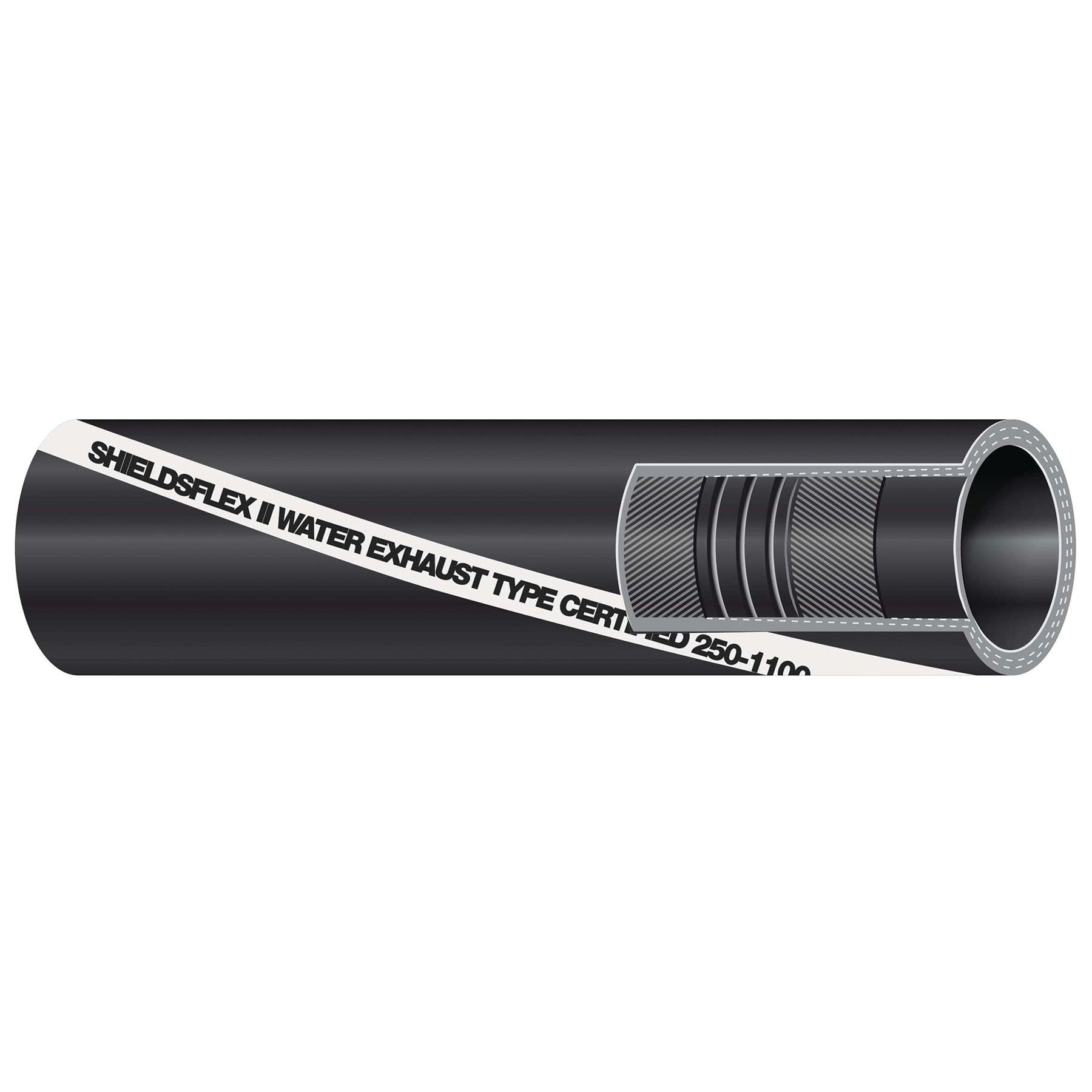 Shieldsflex II Marine Water/Exhaust Hose with Wire - Hardwall (4” ID)