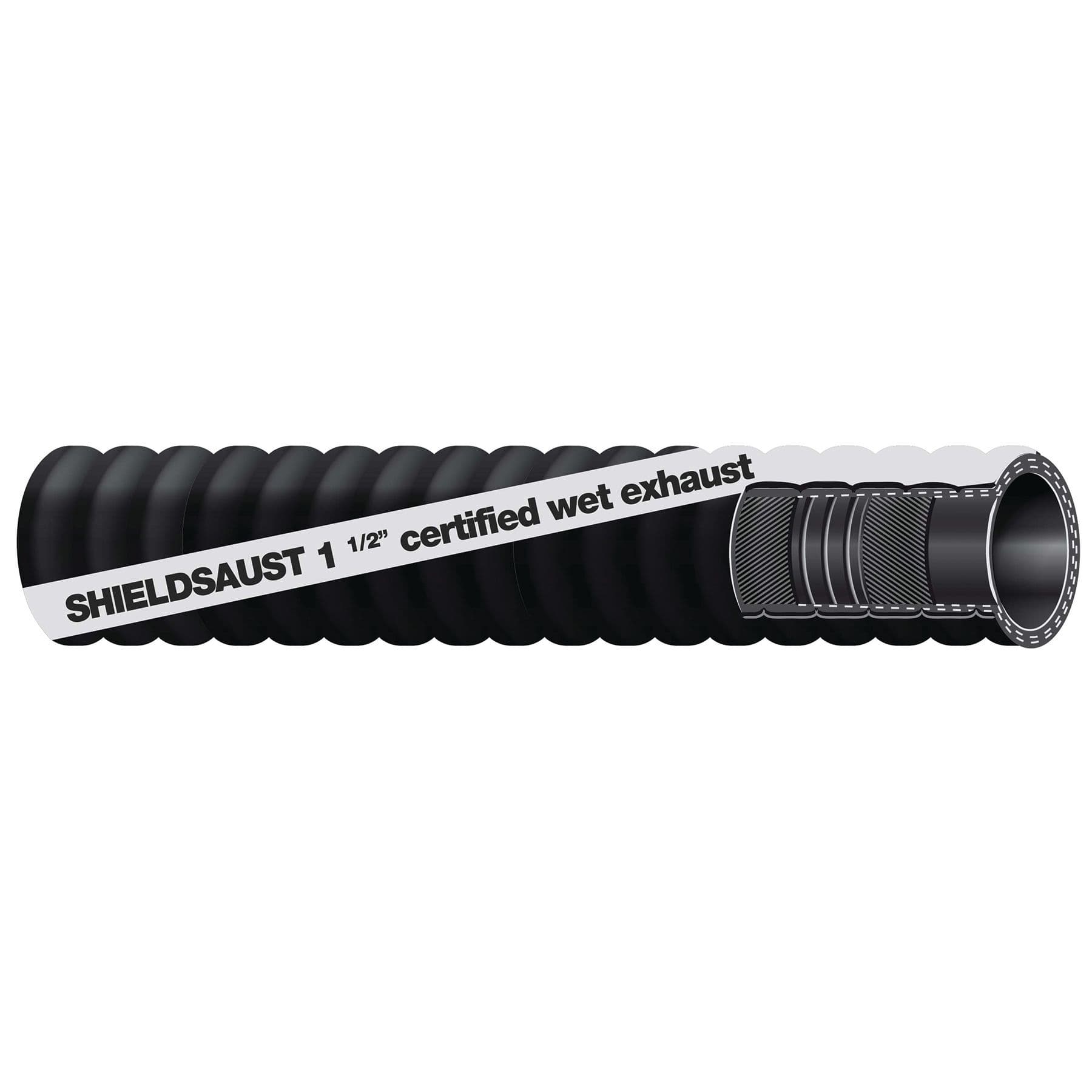 Shieldsaust-C Hose (1” ID, 1-11/32” OD)
