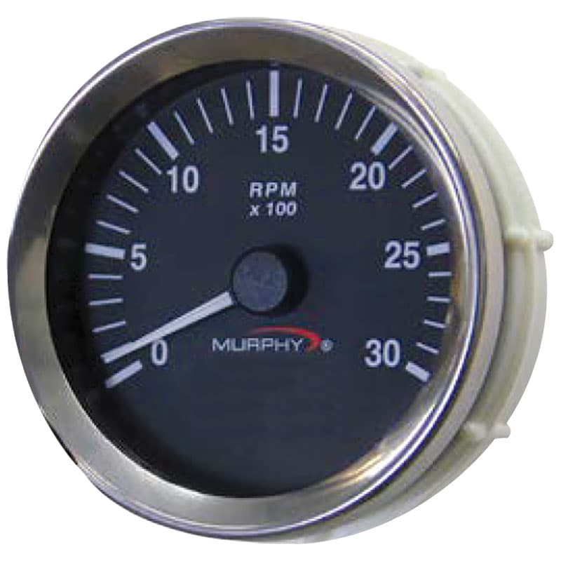 AT Series - Tachometer with Bright Stainless Steel Bezel