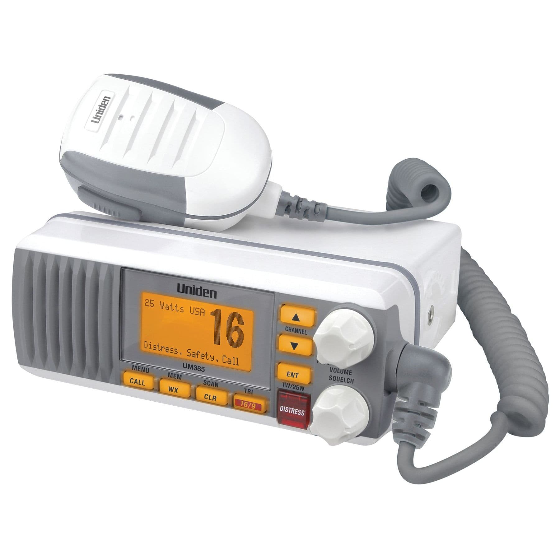 UM385 VHF Marine Radio (White)