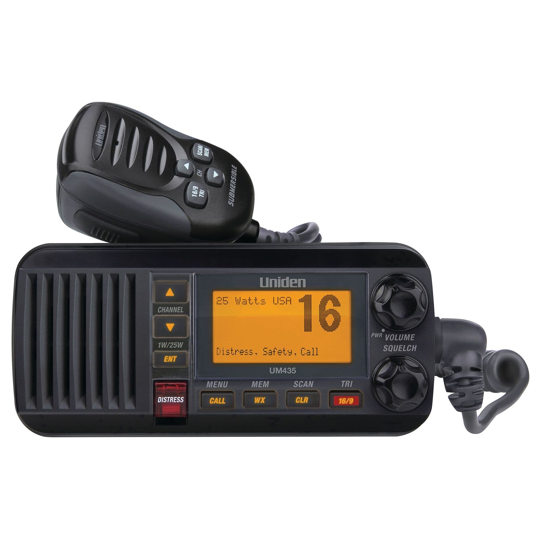 UM435 VHF Marine Radios (Black)
