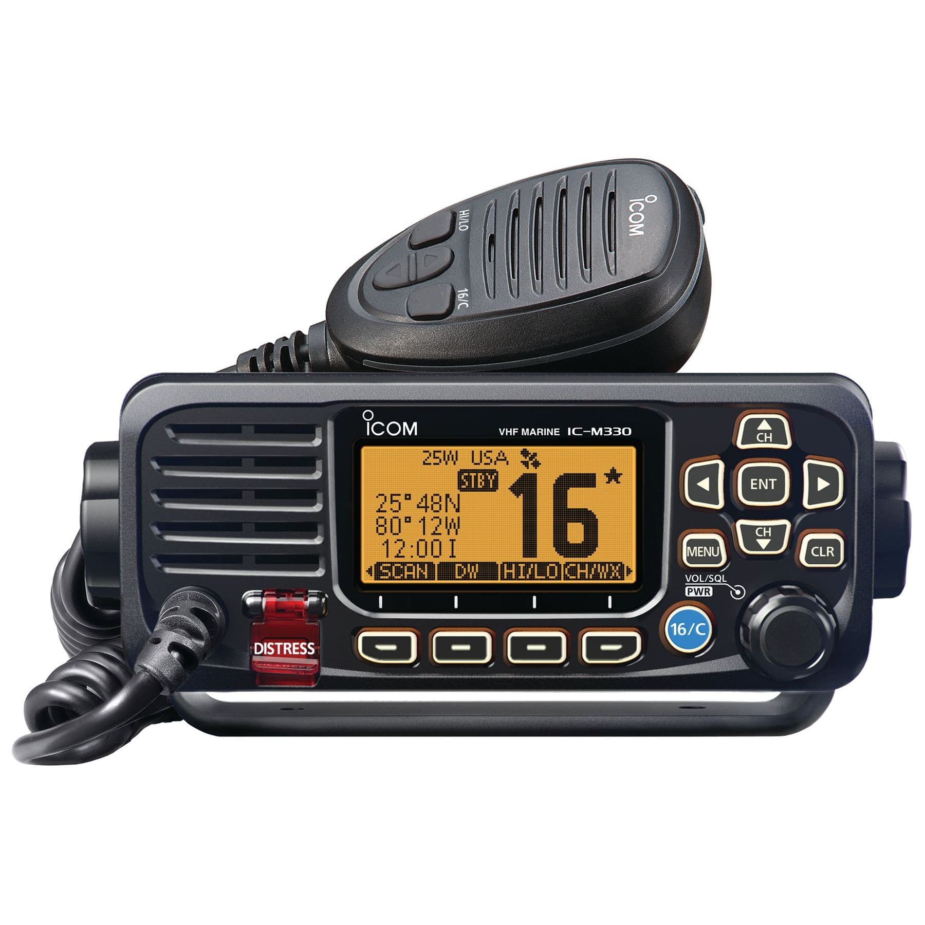M330 VHF Marine Transceiver (Black)
