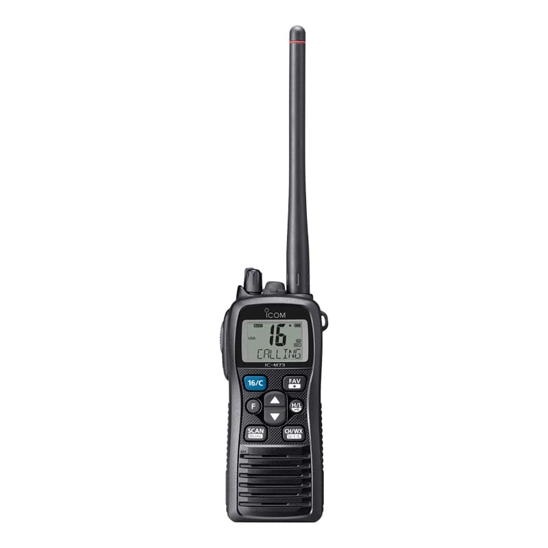 IC-M73 Handheld VHF Marine Transceiver (Black)