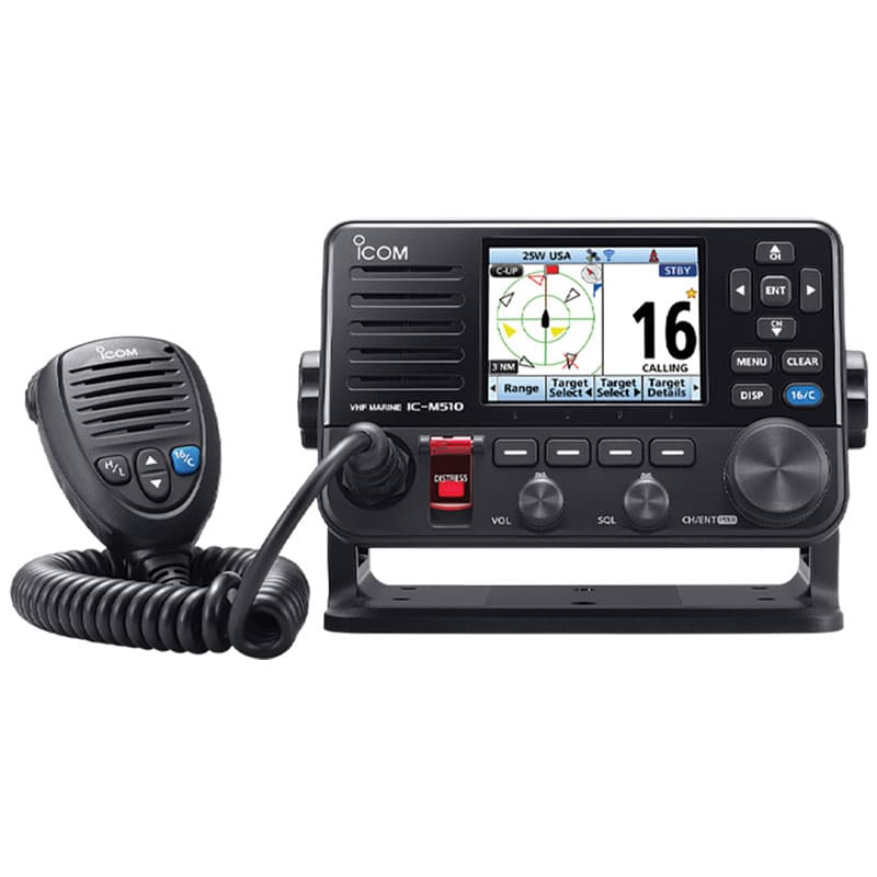 M510 EVO VHF Marine Transceiver with NMEA 2000 & Wi-Fi Functionality (Black)