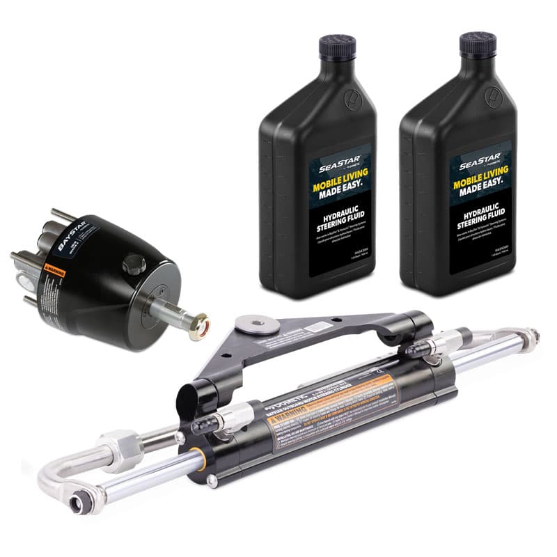 Baystar Outboard Hydraulic Steering Kit Without Tubing