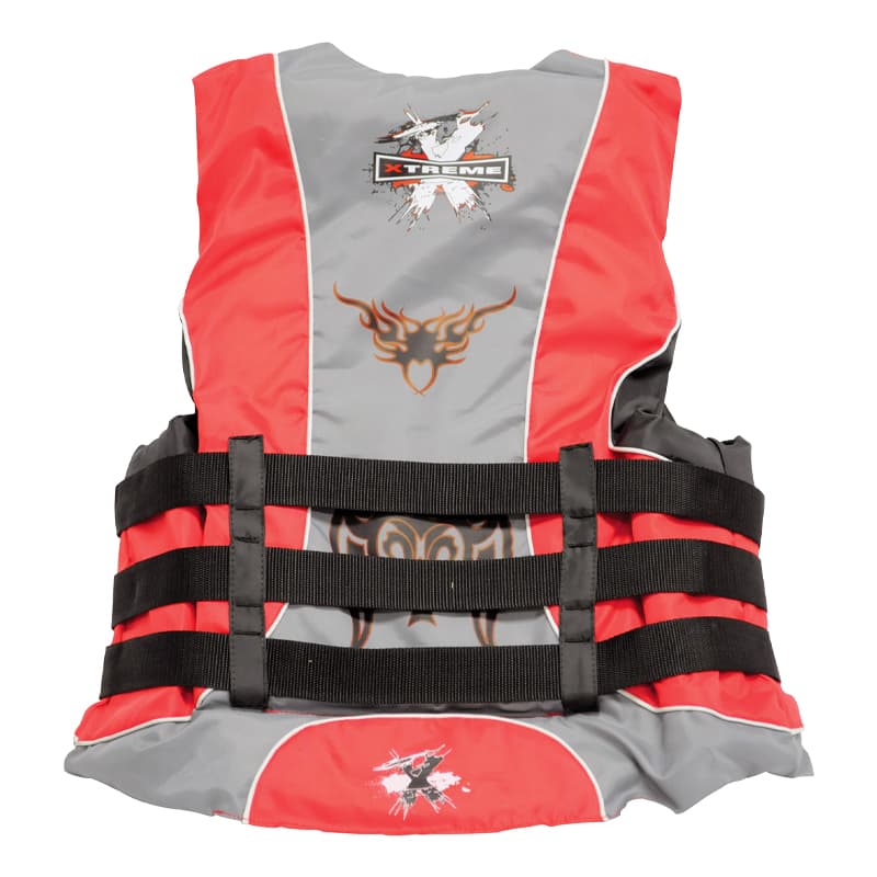 Men’s Ski Vest (Red/Gray, X Small)