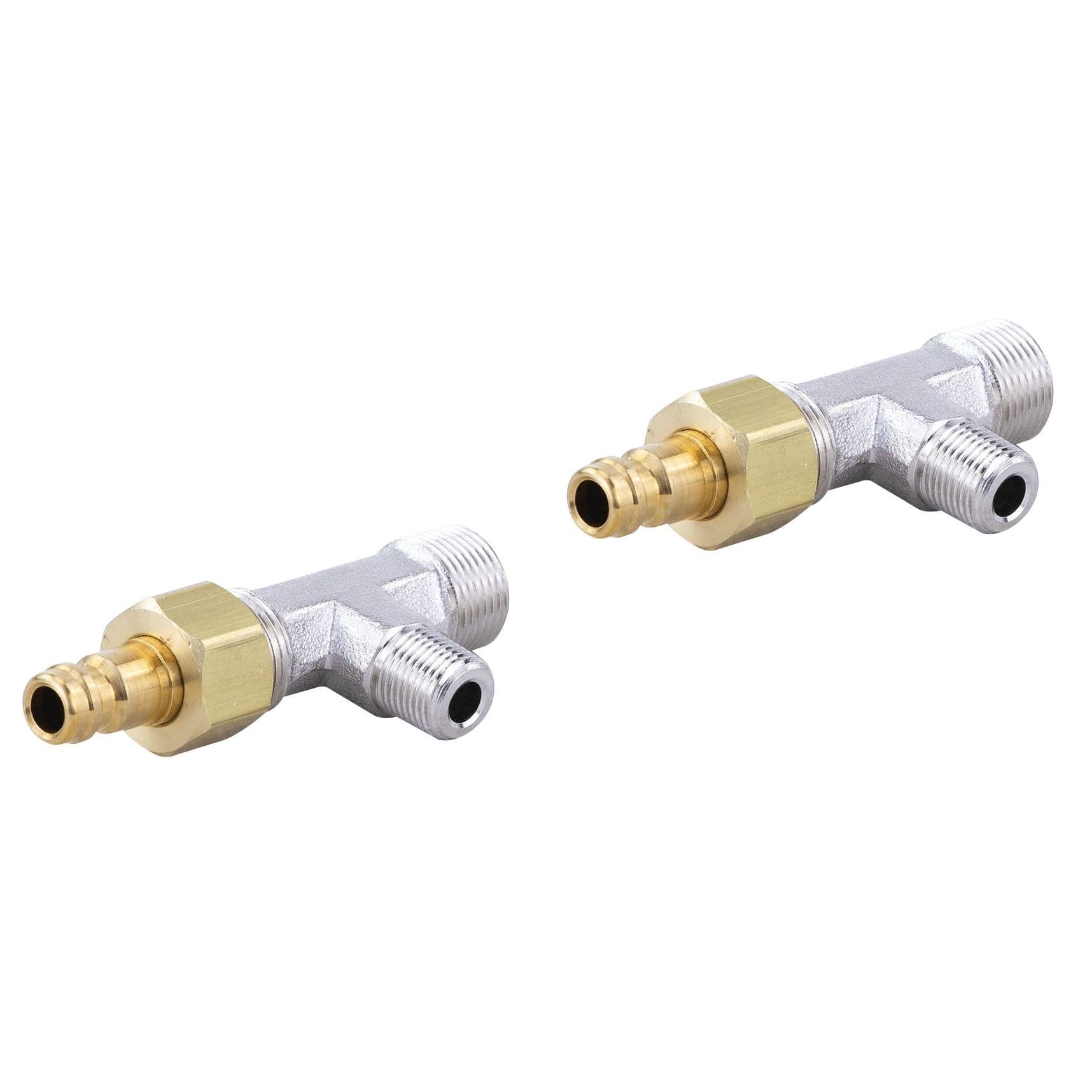 Baystar Outboard Hydraulic Steering Horizontal Bleeder Tee (2 Per Kit)
