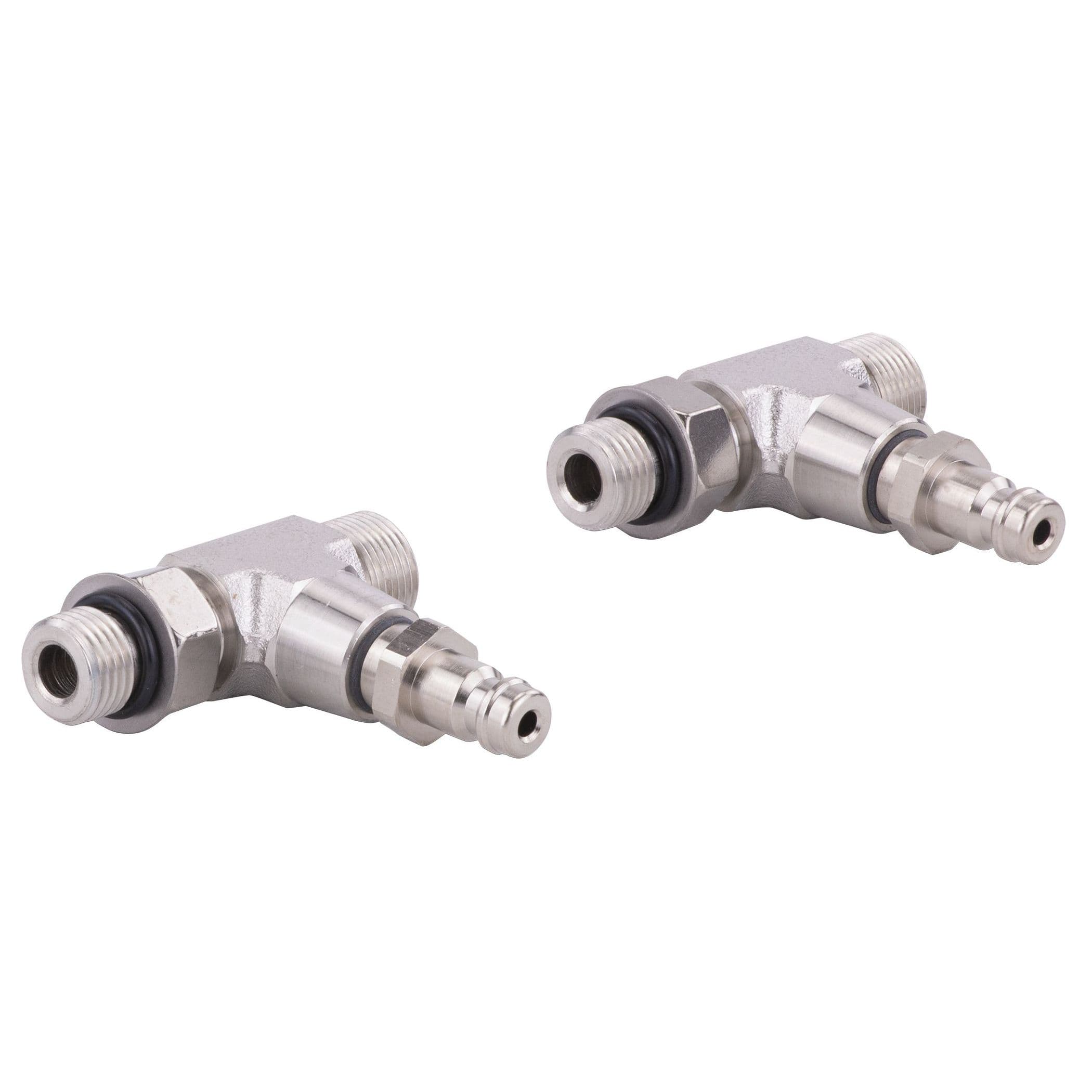 Positionable O-Ring Hose Fittings - ORB (Vertical Bleeder Tee, 2 Per Kit)