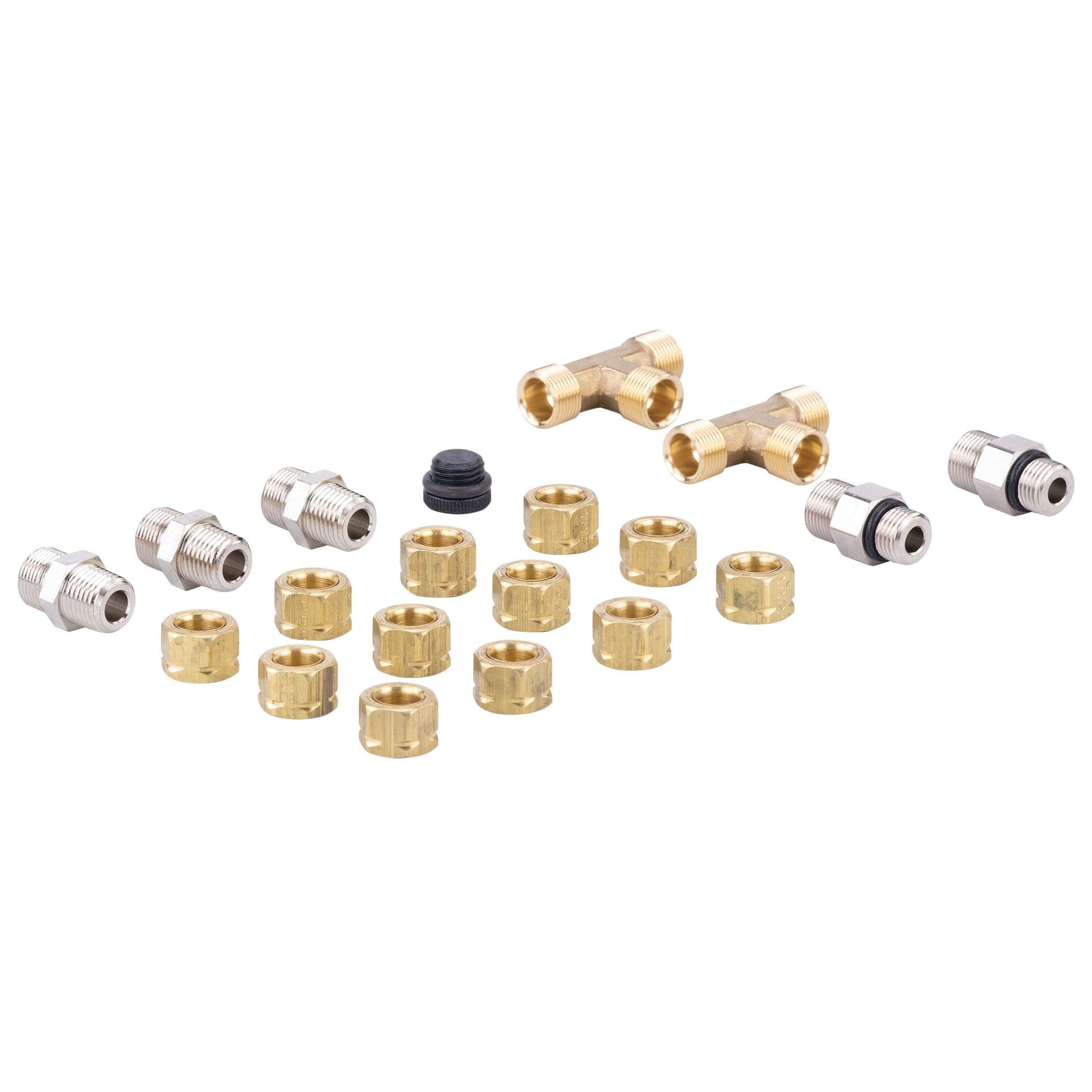 Sterndrives and Inboard Add-A-Station/Autopilot Fitting Kit for Modern O-ring Boss (ORB) Helms or Autopilot Pumps