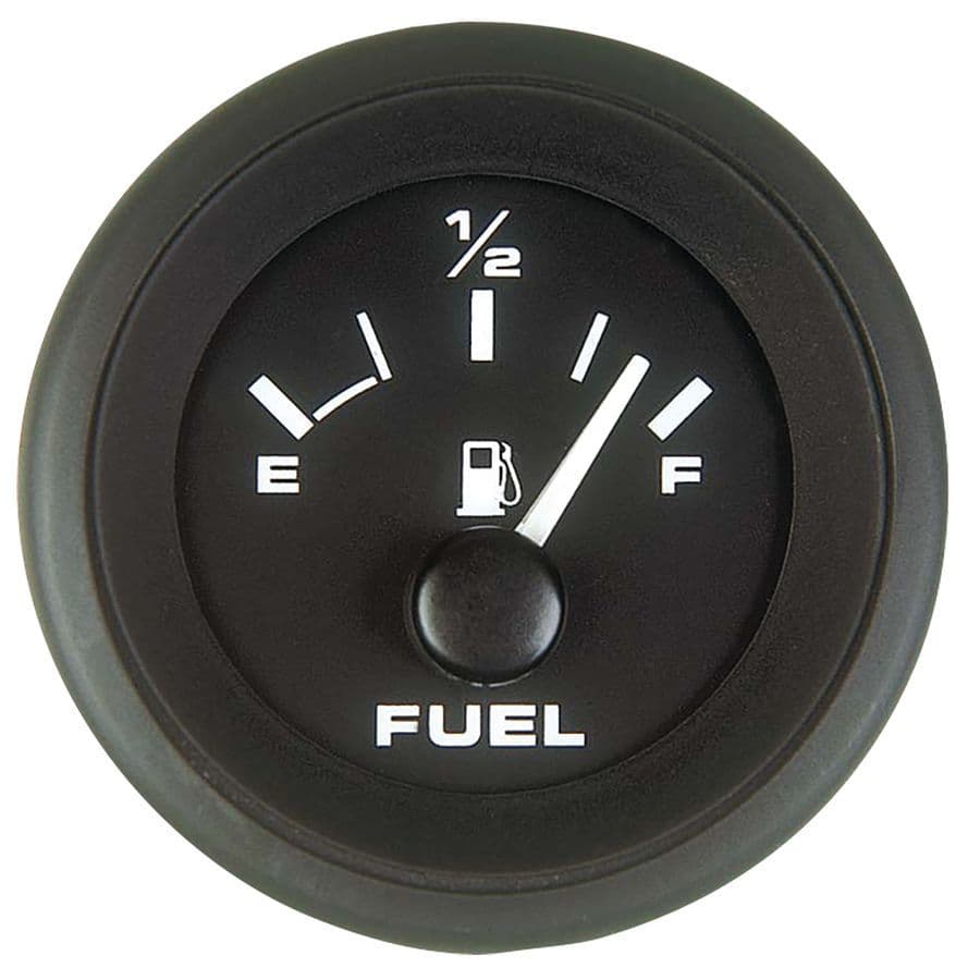 Premier Pro Black Gauges - Fuel Gauge