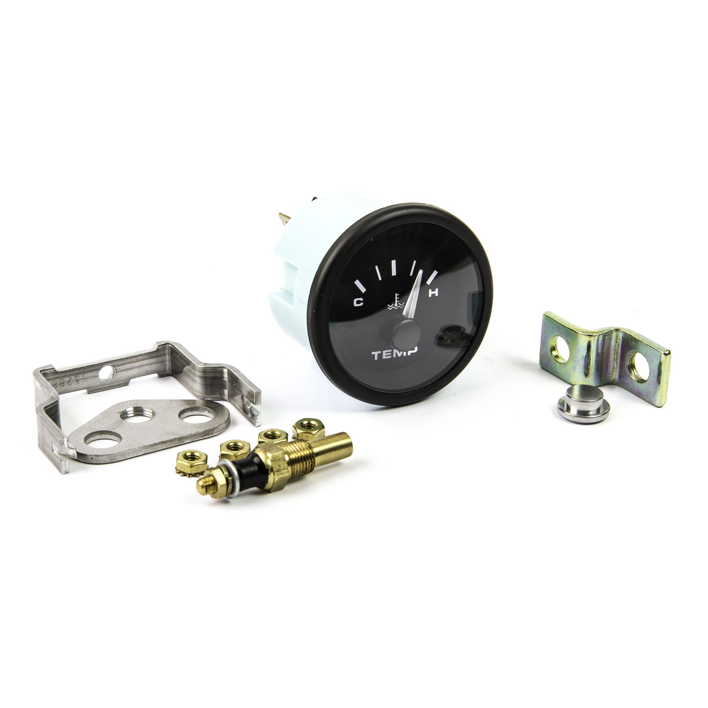 Premier Pro Black Gauges - Water Temperature Kit