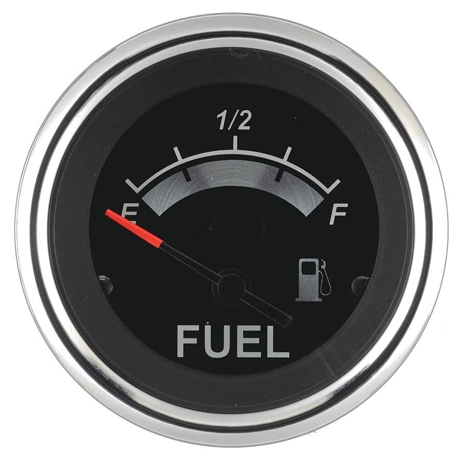 Black Sterling Gauges - Fuel Gauge