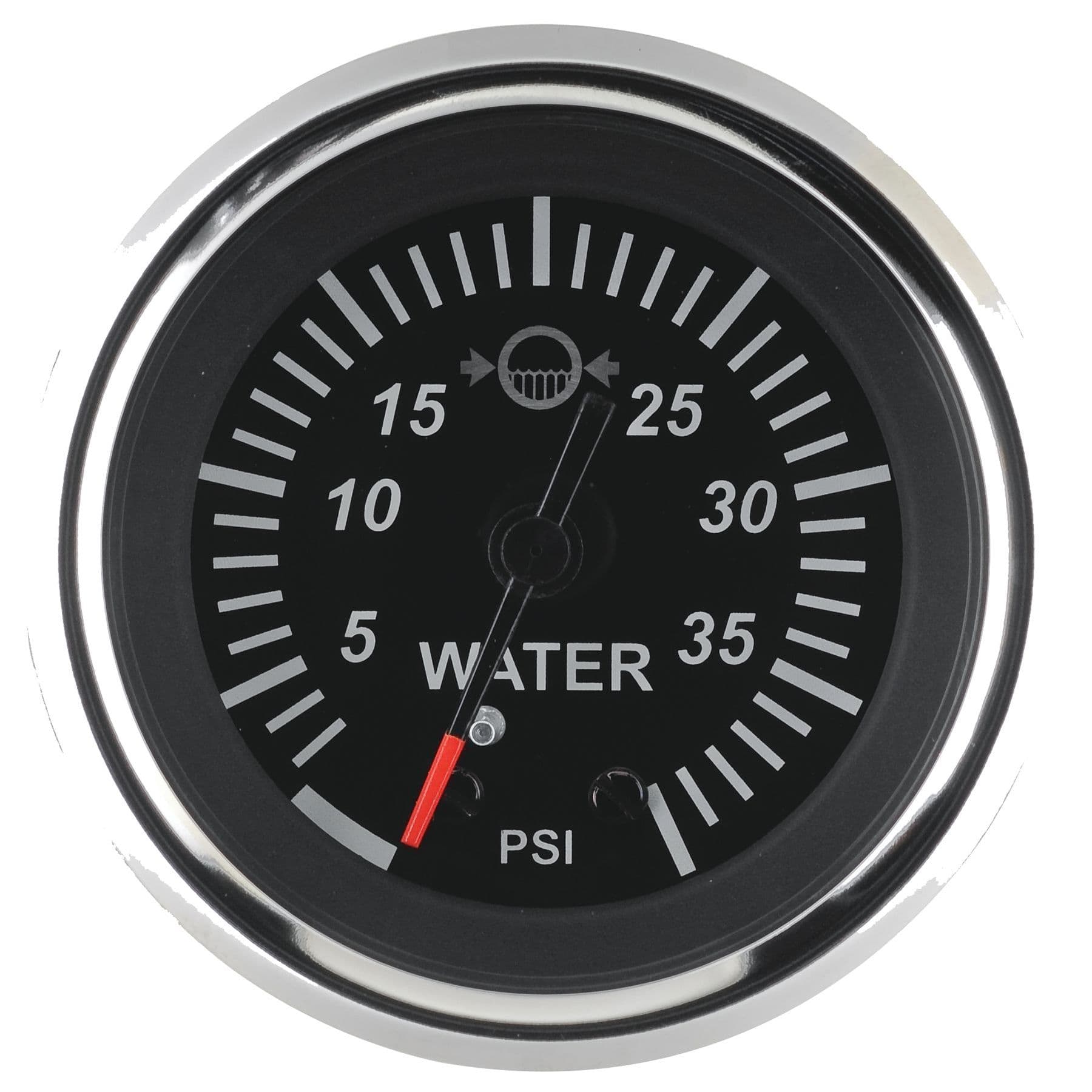 Black Sterling Gauges - Water Pressure Gauge Kit (40 PSI)