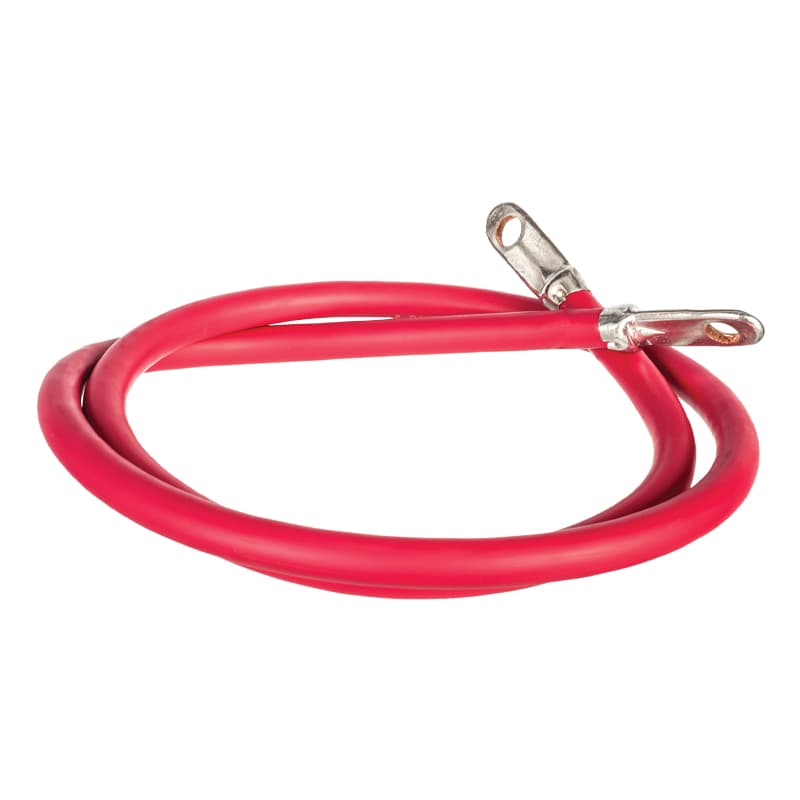 Battery Cable (2 Gauge, Red, 4' L)