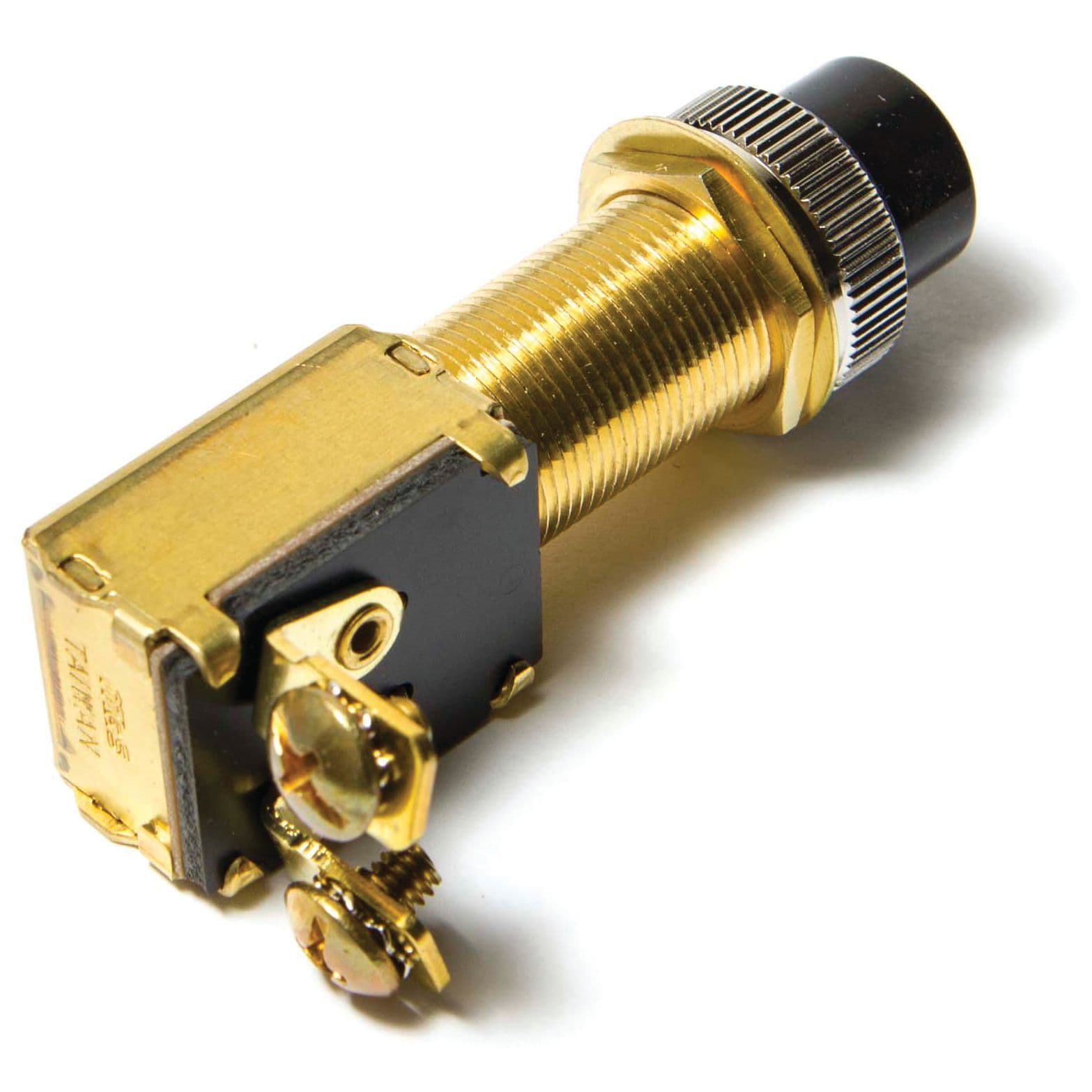Brass Push Button Switch (Momentary On-Off, SPST)