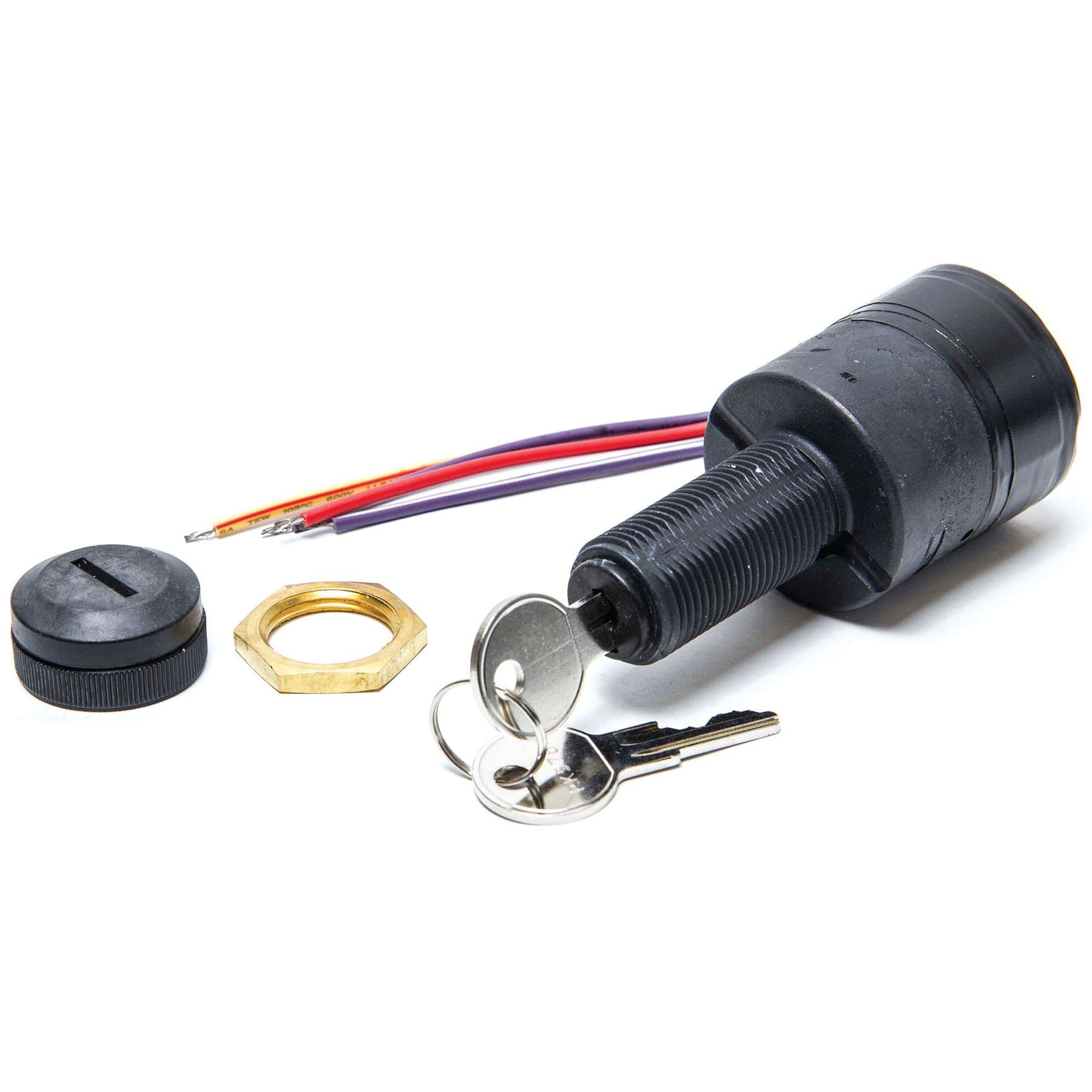 4-Position Conventional Ignition Switch (Accessory-Off-Run-Start)
